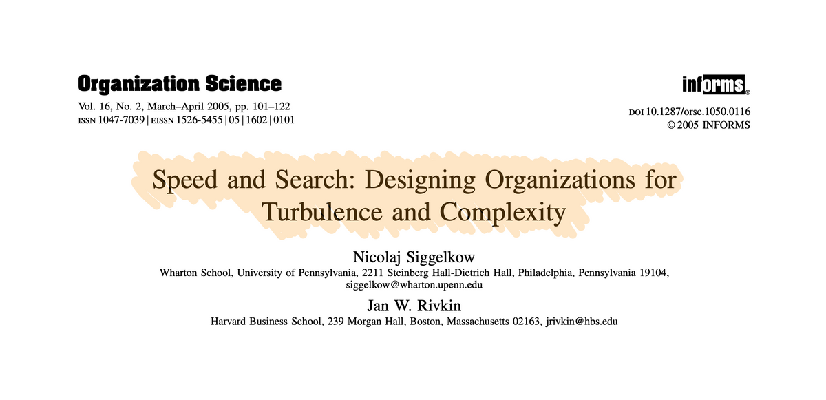 Week #4: Perspectives on Design from Strategy Scholars